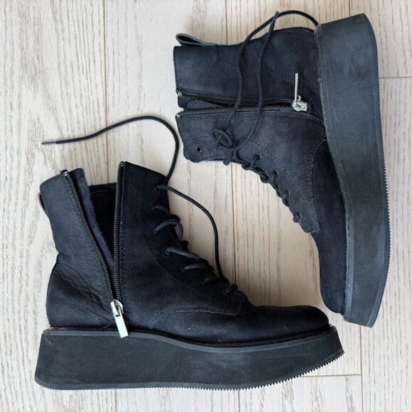 Dolce Vita| Black |Adyson | Suede |Mid Calf| Platform | Combat Boots | Size 7.5 - Picture 16 of 16